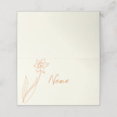 の場所結婚と護衛カードダッフォディル プレイスカード (外部開封)