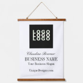 の壁のぶら下がったサインのクラフターズアーティストビジネス 吊り下げ型タペストリー (正面)