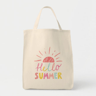 の夏の終わりこんにちは教師のシャツ トートバッグ