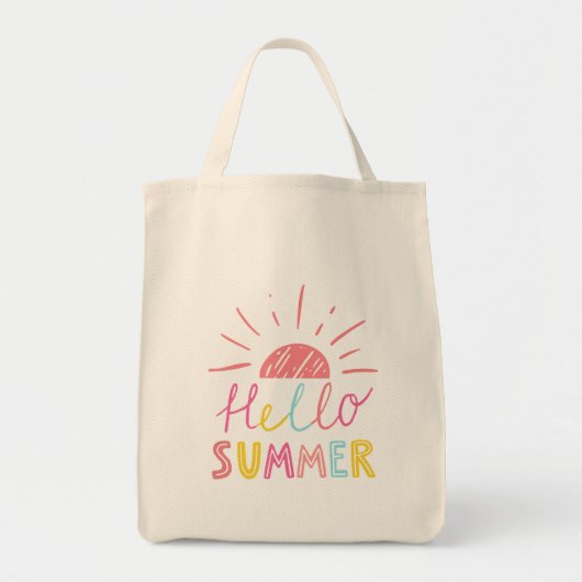 の夏の終わりこんにちは教師のシャツ トートバッグ (正面)
