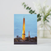 の夕暮れのスカイラインで'Place de la Concorde'と ポストカード (スタンド正面)