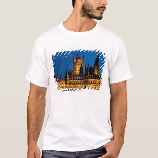 の夜の様子 Tシャツ (正面)