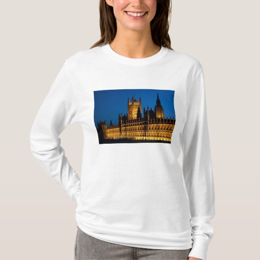の夜の様子 Tシャツ (正面)