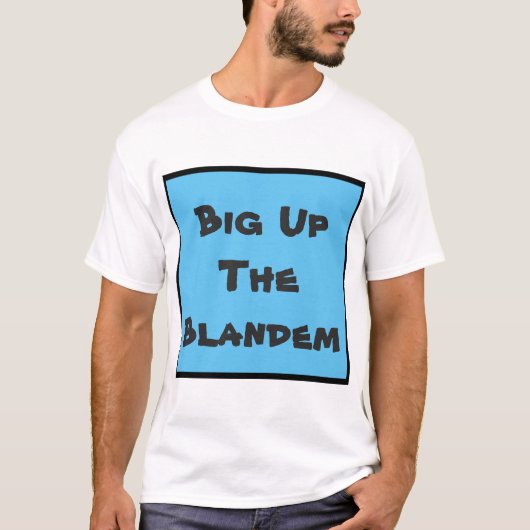 `の大きい上りBlandemの」Tシャツ Tシャツ (正面)