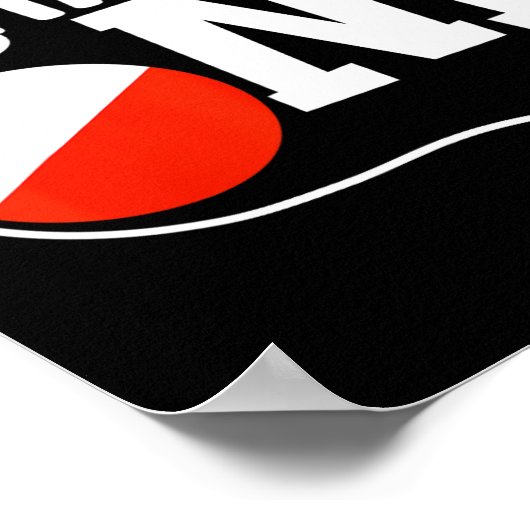 の大きな一つの魚釣りの男の子最初の誕生日のママ ポスター (角)