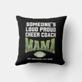 の大きな応援コーチのマ誇りを持ったマ クッション (裏面)