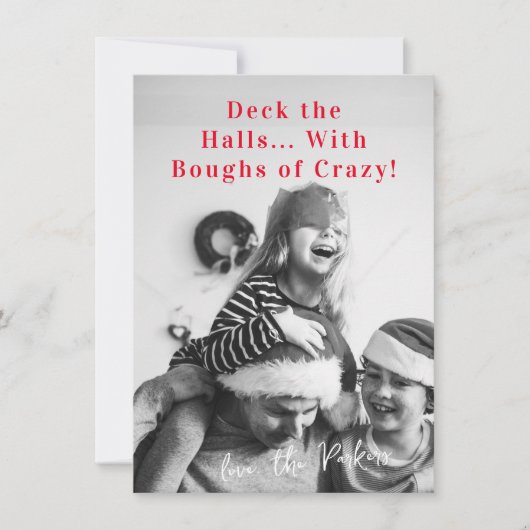 の大熱狂する枝 | おもしろい3枚の写真 シーズンカード (正面)