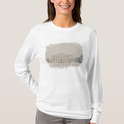 の大統領のHouse 1807年南柱廊玄関 Tシャツ (正面)