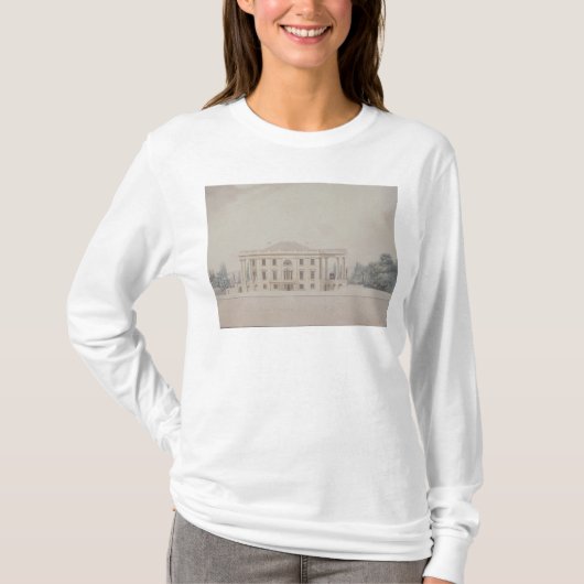 の大統領のHouse 1807年南柱廊玄関 Tシャツ (正面)