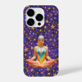 の女めい想性と不規則な星模様 –  iPhone 14 PROケース