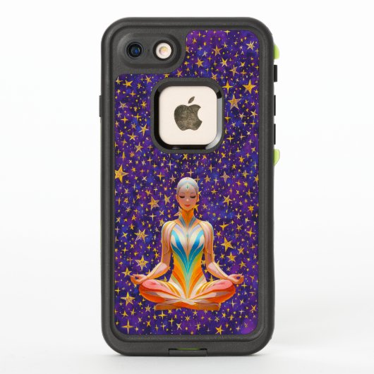 の女めい想性と星のパターンiPhone 8/7ケース LifeProof iPhoneケース (裏面)