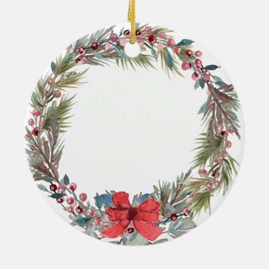 の姉妹クリスマスギフトオーナメント セラミックオーナメント (裏面)