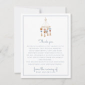 の子供部屋から，水色モバイル 招待状 (正面)