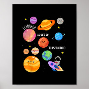 の学は、この世界の宇宙科学の外にある ポスター