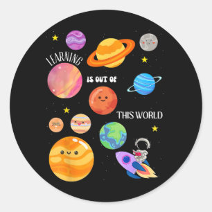 の学は、この世界の宇宙科学の外にある ラウンドシール