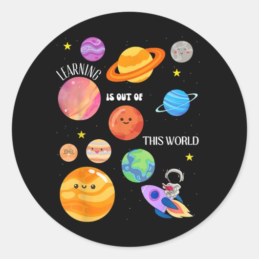 の学は、この世界の宇宙科学の外にある ラウンドシール (正面)