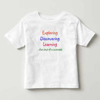 の学ぶ発見探検…. トドラーTシャツ