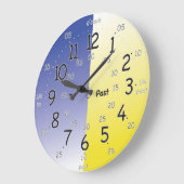 の学ダイル壁時計 ラージ壁時計 (傾斜)
