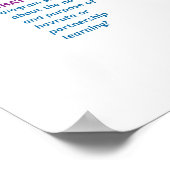 の学三角形ポスター18x24 ポスター (角)