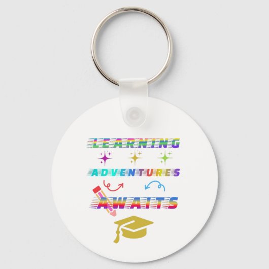 の学冒険が待ち構える最初の学校日 キーホルダー (正面)