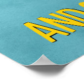 の学冒険先生教室感動的 ポスター (角)