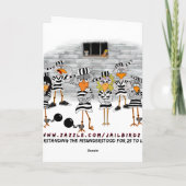 の学懸命方法:Jailbirdグリーティングカード カード (裏面)