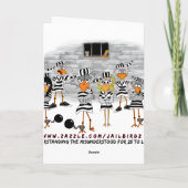 の学懸命方法：Jailbirdグリーティングカード カード (裏面)