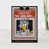 の学懸命方法:Jailbirdグリーティングカード カード (正面)