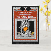 の学懸命方法：Jailbirdグリーティングカード カード (黄色い花)