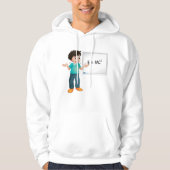 の学数学のフード付きスウェットシャツ パーカ (正面)