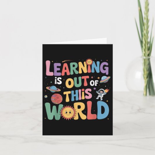 の学Is Out Of This World 太陽の System Books L カード (正面)