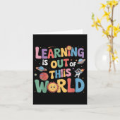 の学Is Out Of This World 太陽の System Books L カード (黄色い花)