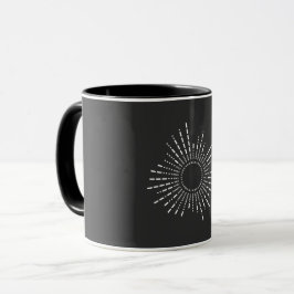 の学Morse Code & NATO Graphic in Circle Shape マグカップ