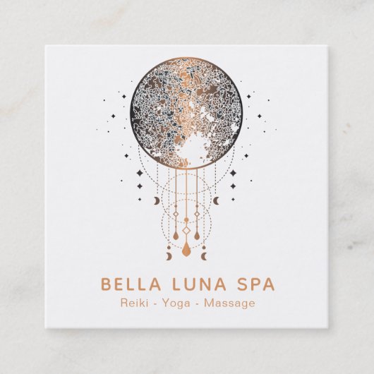 *~*の宇宙の月のシャーマンの月の宇宙 スクエア名刺 (正面)