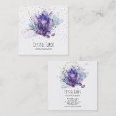 *~*の宇宙は霊魂宇宙水晶のタロットを主演します スクエア名刺 (正面/裏面)