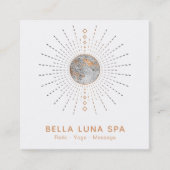 *~*の宇宙エネルギーは月月のシャーマンを放射します スクエア名刺 (正面)