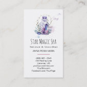 *~*の宇宙宇宙は空の水晶のメーソンジャーを主演します 名刺 (裏面)