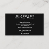 *~*の宇宙月は宇宙月のシャーマンの星を鳴らします 名刺 (裏面)