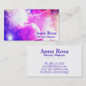 *~*の宇宙神聖な幾何学の星雲の銀河系 名刺 (正面/裏面)