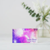 *~*の宇宙神聖な幾何学の星雲の銀河系 名刺 (スタンド正面)