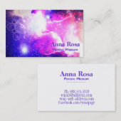 *~*の宇宙神聖な幾何学の銀河系の星雲 名刺 (正面/裏面)