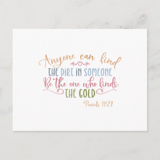 の宗教的なアイディアの汚れを見つける ポストカード (正面)