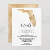 の宛先フロリ結婚ダマップリムーバブルハート エンクロージャーカード (正面/裏面)