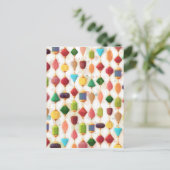 の宝石ぶら下がったビーズのカーテン ポストカード (スタンド正面)