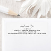 の客結婚がクリスマスに配達する ラベル (インサイチュ)