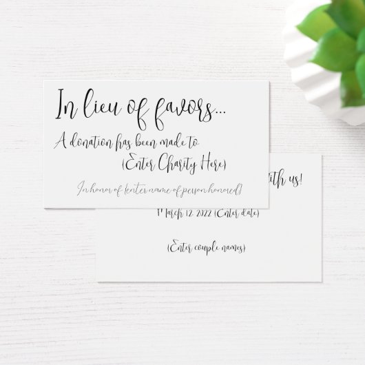 の寄付金の代わりに結婚は (デスク)