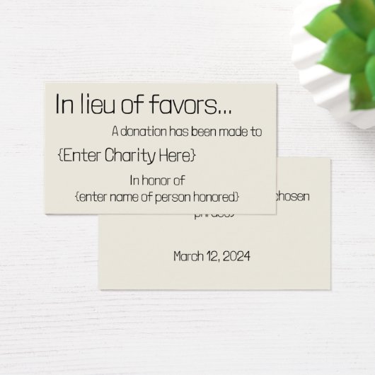 の寄付金の代わりに結婚は (デスク)