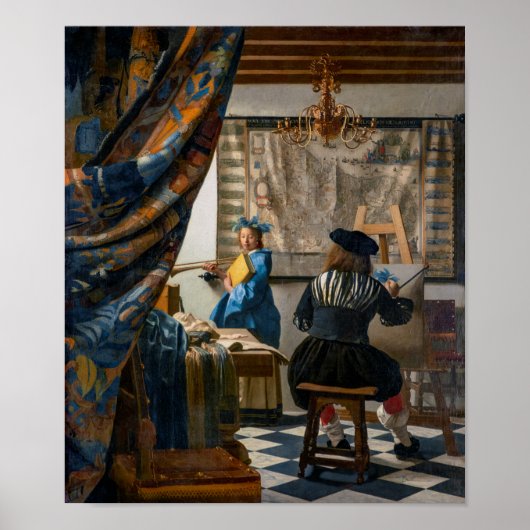 の寓話絵画集 | Johannes Vermeer | ポスター (正面)