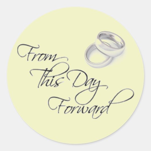 の封結婚包とギフトシール ラウンドシール (正面)