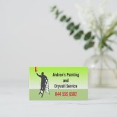 の専門絵画者カラフル完璧なデザイン 名刺 (スタンド正面)